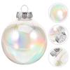6 шт. сферический красочный рождественский шар 10/8/6 см рождественская елка подвесной шар день рождения вечеринка