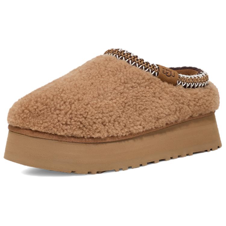 UGG Tazz Slipper Maxi Curly - женские кроссовки Chestnut Brown 1167770-CHE