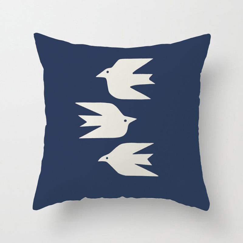 Свежая геометрическая наволочка для украшения общежития, офиса, гостиной, дивана, домашней наволочки