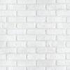 Removable Wallpaper Sticker PETAPA Rental OK Brick X 250cm [Dream Sticker] BR-03 (50cm (3 Pieces), White)