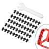 50 Pieces Titanium Alloy Bike Pedal Screws Fixed Studs Anti- Bolts