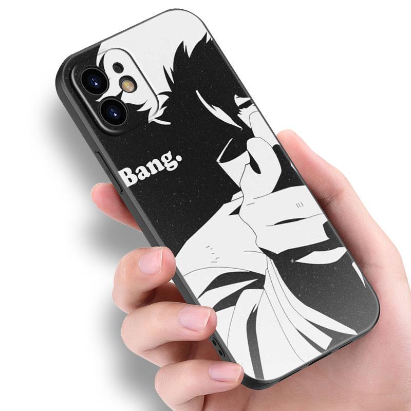 Чехол для телефона «Космический ковбой Бибоп» для Apple iPhone 14 13 12 Mini 11 Pro Max 7 8 XR X XS 7 8 Plus SE 2020 2022, черный мягкий чехол