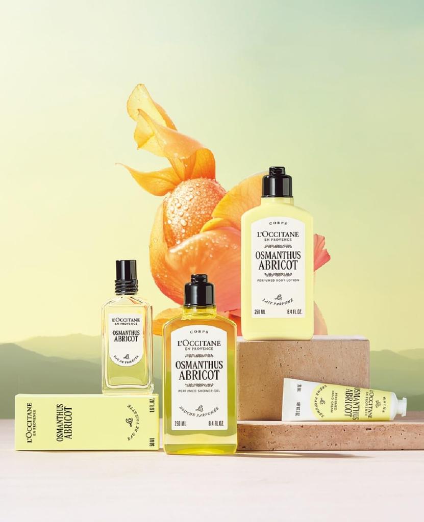 Osmanthus Abricot Perfumed Body with Osmanthus and Apricot Perfect for moisturizing the whole A popular birthday gift for both men and L'OCCITANE