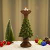 Christmas Tree Candle Holder Christmas Candlestick Household Festive Atmosphere Desktop Decoration Xmas Home Decor