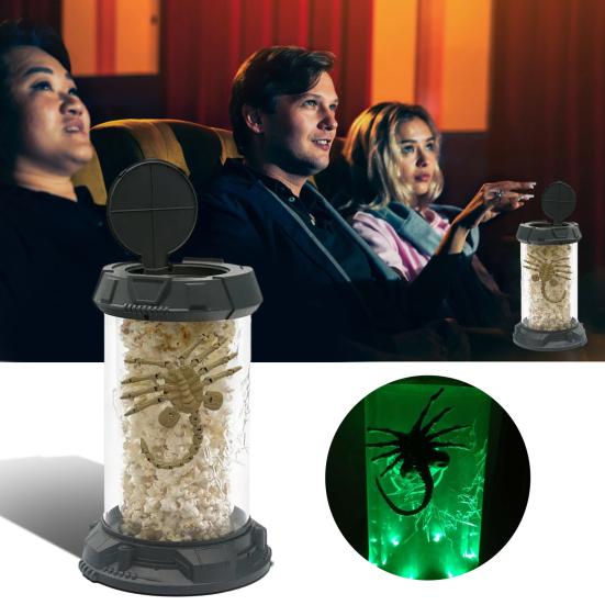 Ведро для попкорна Facehugger LED Alien Octopus Tentacles Stasis Chamber Tank Gothic Desktop Decoration Home Decor