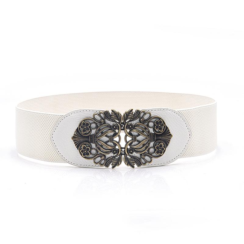 Женский винтажный пояс, женский широкий металлический однотонный пояс, платье, юбка, украшение одежды