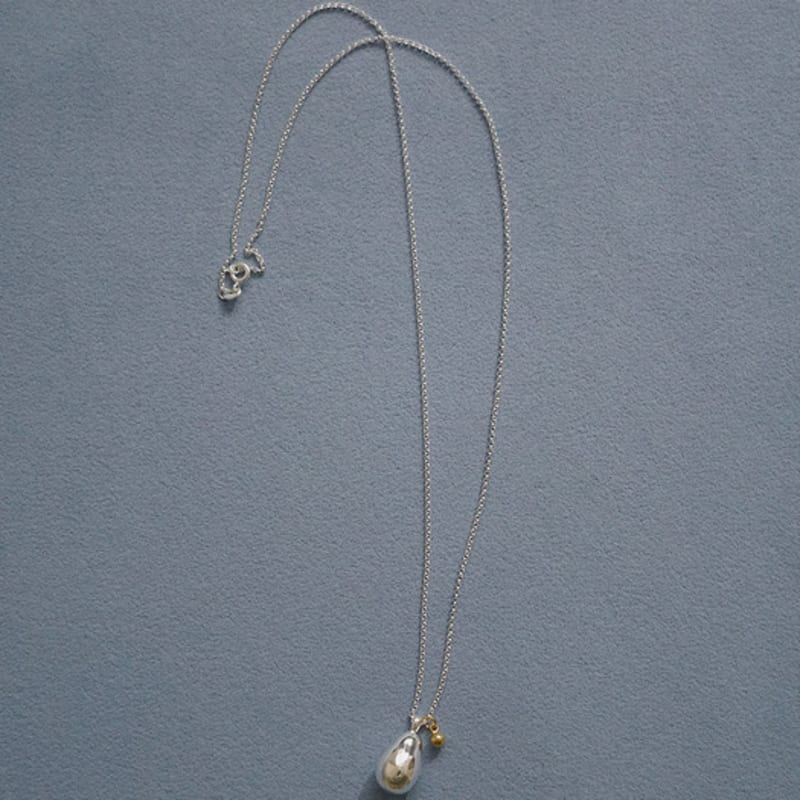 Oar Pear Drop Necklace