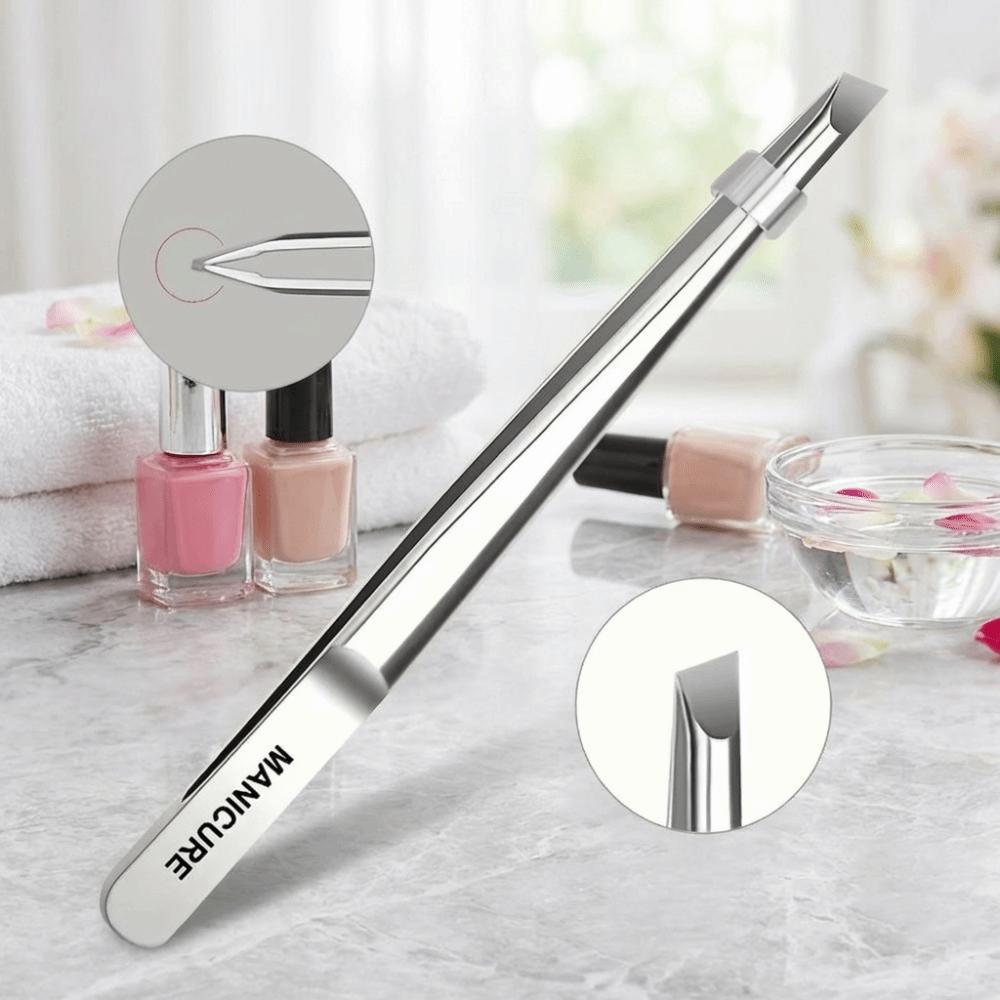 Oblique Pointed Tip Multi Functional Slant Tweezers High Quality Precision Tweezers  Beard