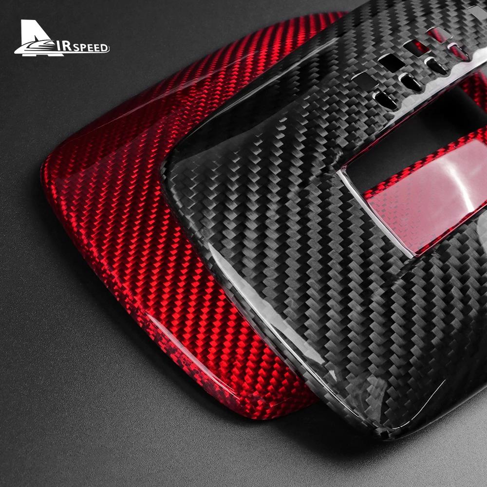 For Chevrolet Camaro 2010 2011 2012 2013 2014 2015 Real Hard Carbon Fiber Car Gear Shift Panel Interior Trim Accessories