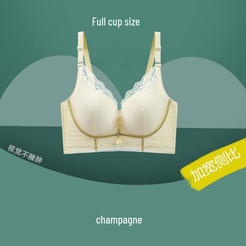 Women's Summer Full Cup Thin Bra - Minimizing, Anti-Sagging, Plus Size, Super Thin Style