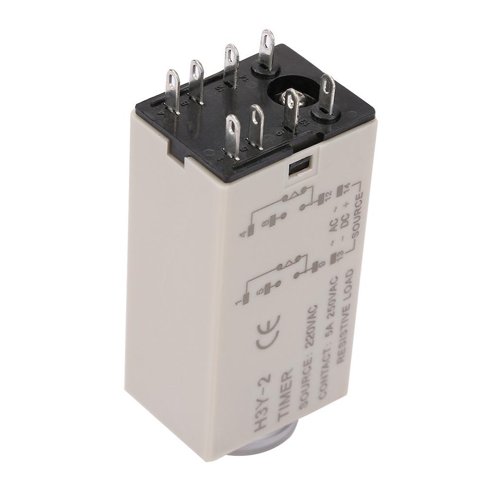 10-СЕКУНДНОЕ 220 В ПЕРЕМЕННОГО ТОКА РЕЛЕ ВРЕМЕНИ H3Y-2 С Низким Потреблением Мощности на Контакт Высокопроизводительное Стабильная Работа в Цепи Переменного Тока
