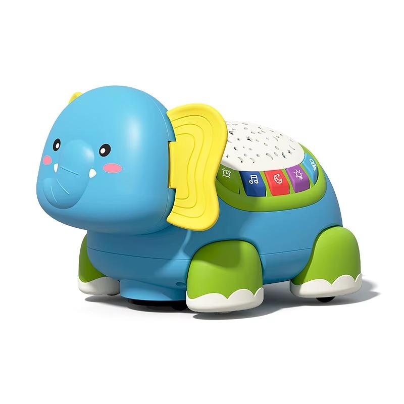 Toddler Learning To Climb Toy 1PCS Elephant Guide Infant To Learn To Climb Electric Remote Control Acousto-optic Electronics