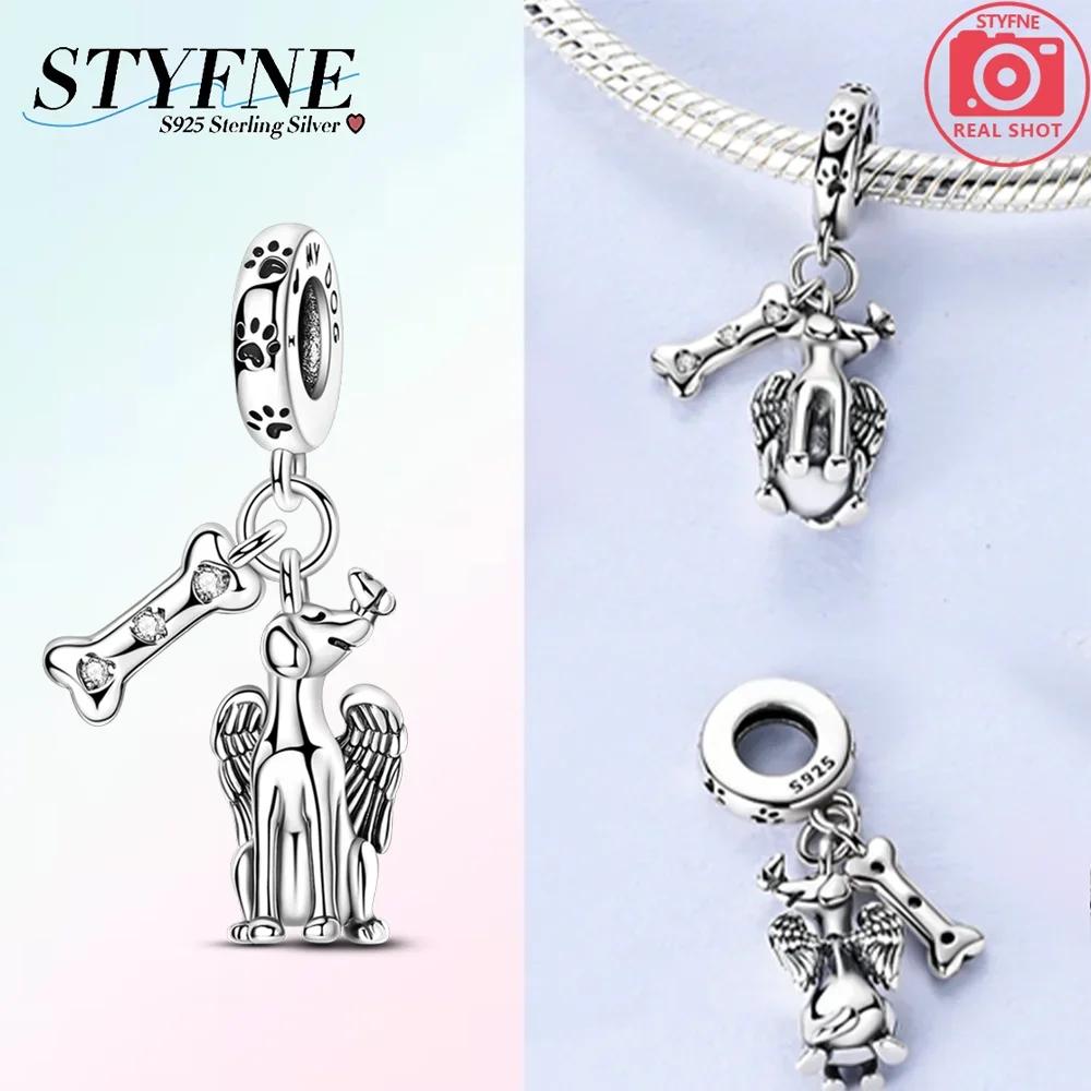 925 Silver Purple Box Gift Jewelry Pirate Heart Romantic Sun Pendant Beads Fit Bracelet Jewelry Diy Girl Gift Accessory