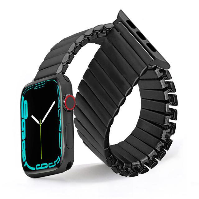 Эластичный ремешок для часов Iwatch 38 мм, 40 мм, 41 мм, 44 мм, 42 мм, 45 мм, 49 мм, ремешок из нержавеющей стали для Apple Watch Series 8, 7, 6, 5, 4, 3, 2, 1 Se Expansion Luxury