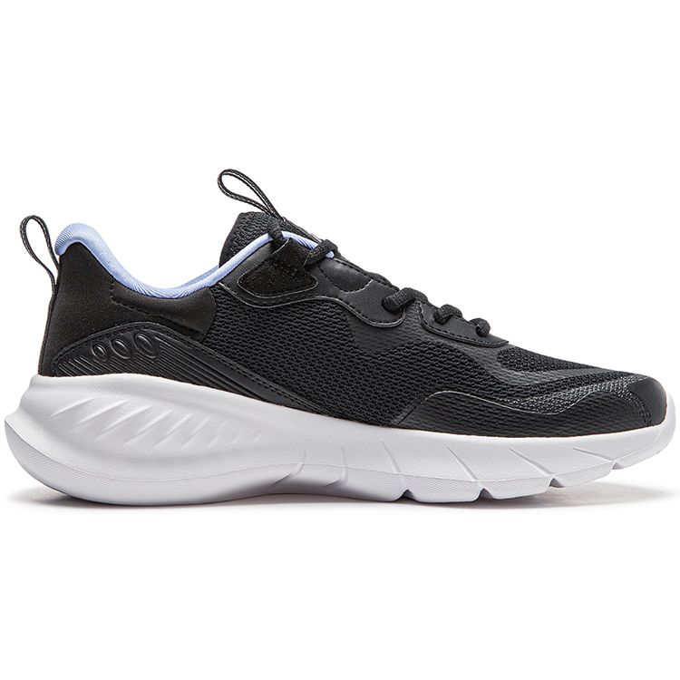 Li-Ning Кроссовки для бега Easy Flex Soft Rebound с дышащей амортизацией и нескользящей подошвой, женские, черные ARST074-4