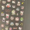 3D рельефные наклейки Hello Kitty для ногтей и телефона