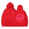 Mens Oversized Drop Shoulder Hooded Sweatshirt Loose Fit Casual Streetwear Winter Cotton Blend