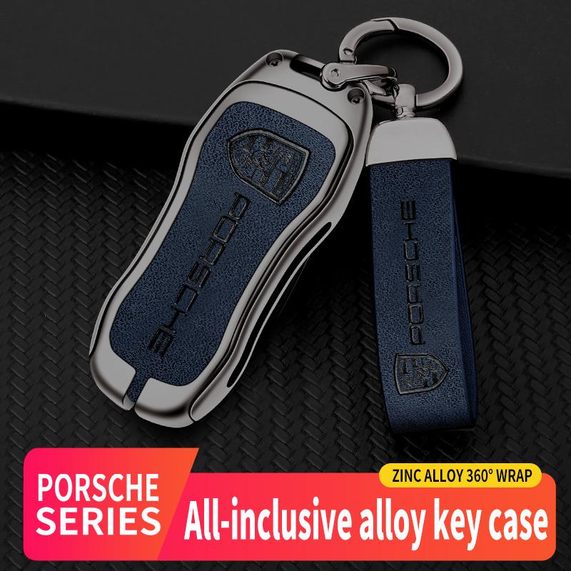 Сплав Кожа Чехол Оболочка Аксессуары Для Автомобильного Пульта ДУ Для Porsche Panamera Carman Macann Bobst Cayenne 911 981 991 970 996