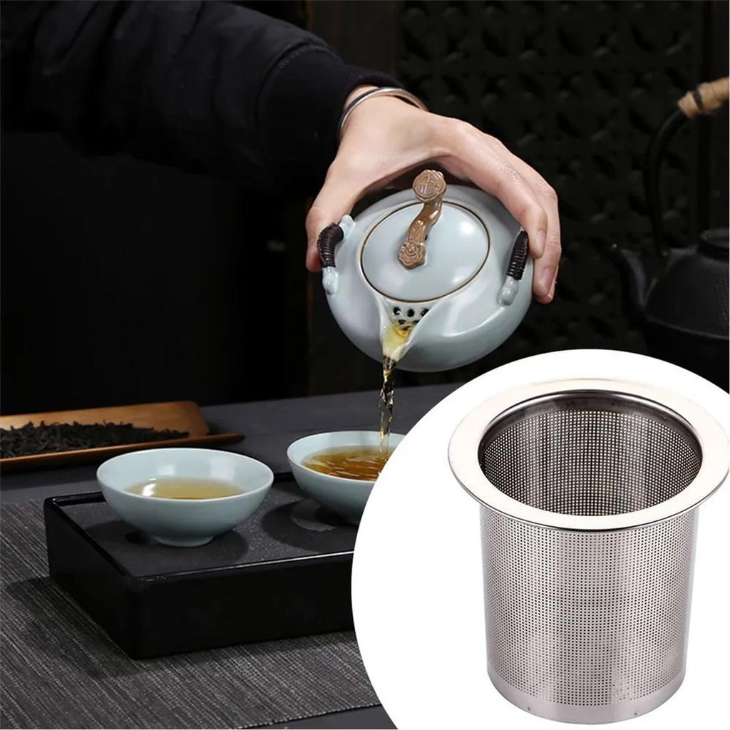 304 Stainless Steel Glass Kettle Tea Dregs Etching Filter