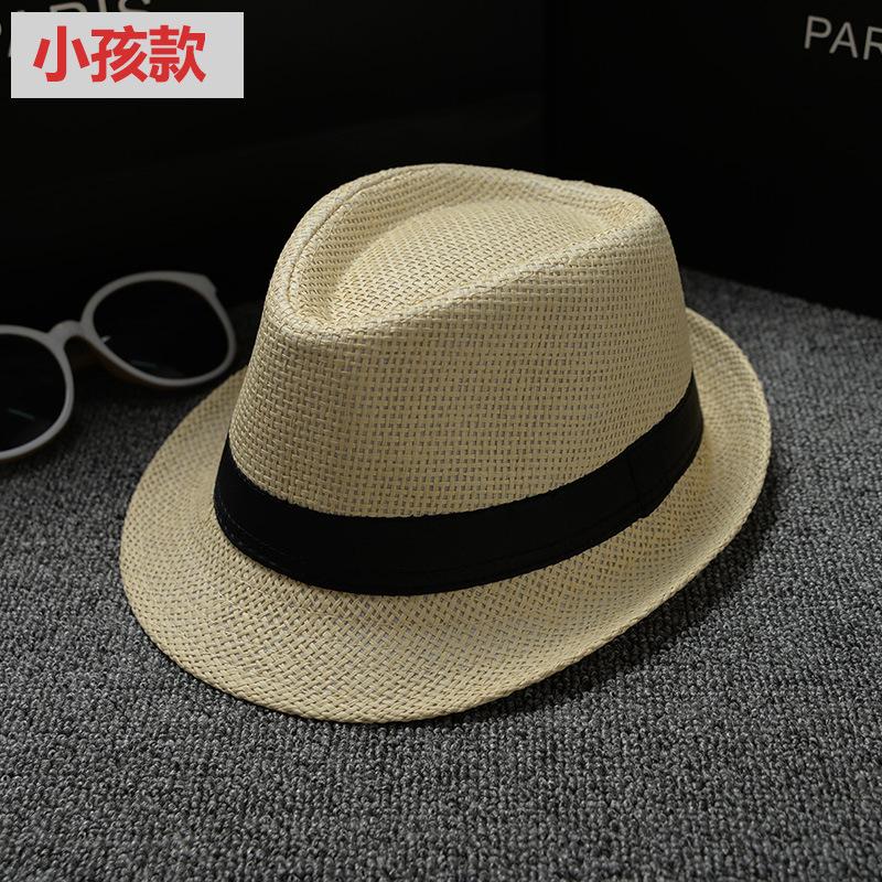 [Papyrus] Parent-Child Model, Panama Solid Color Jazz Hat, Children'S British Top Hat, Male And Female Couples Model