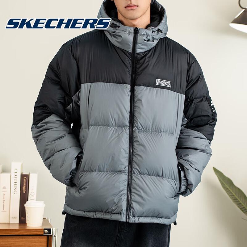 Skechers Унисекс теплая пуховая куртка