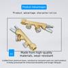 Adjustable Fan Pattern Atomizing Sprayer Nozzle 4 Nozzles Fighter Fan Nozzle  Agriculture