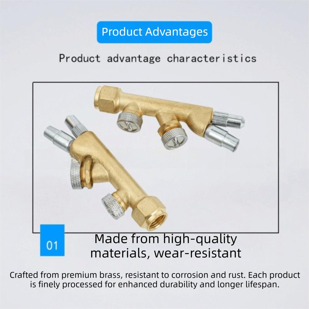 Adjustable Fan Pattern Atomizing Sprayer Nozzle 4 Nozzles Fighter Fan Nozzle Agriculture