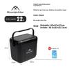 MOUNTAINHIKER Black Knight Portable Refrigerator for Outdoor Camping And Fishing - Food Preservation And Car Storage Solution
