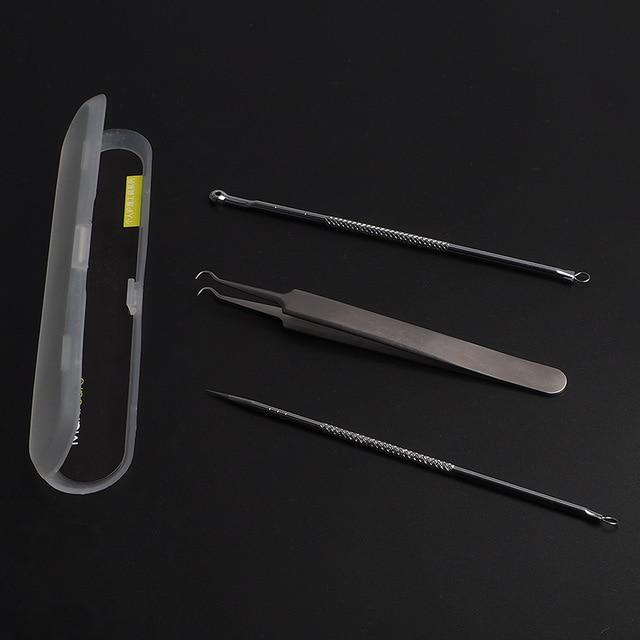 Набор косметологических инструментов для удаления угрей и комедонов 