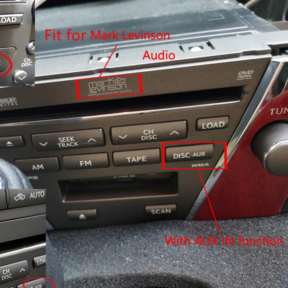 6-контактный кабель AUX с Bluetooth для автомобильного радио для Lexus IS300/ES350/LX570 для Toyota Crown