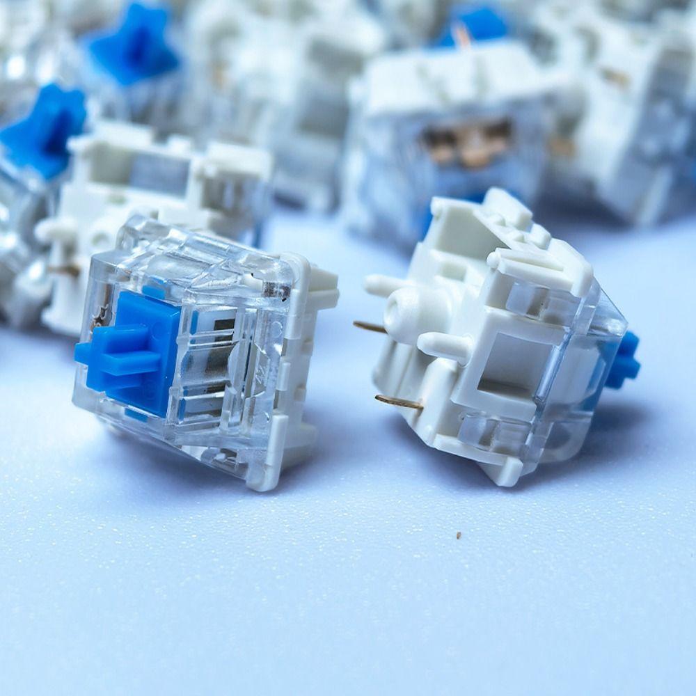 20Pcs Plastic Keyboard Switches Dustproof Keyboard Clicker New Switch Replacement Parts Writing