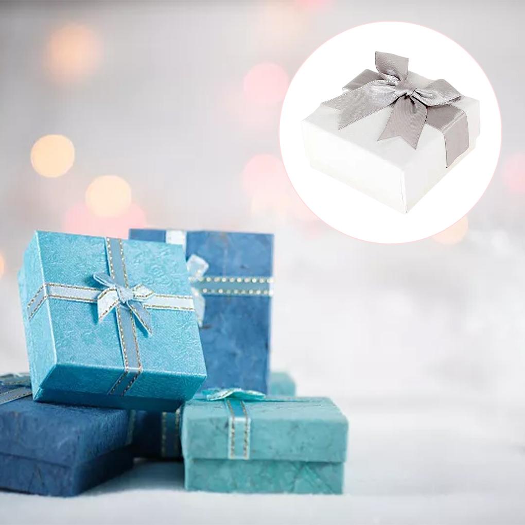 Коробка Ювелирные изделия Подарки Лента Скандинавские Коробки Женские Ожерелья Серьги Шкатулка Футляр Украшение Декор Свадьба Хэллоуин