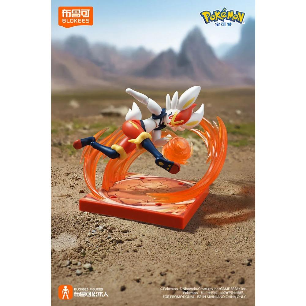 BLOKEES Original POKEMON Ceruledge Charizard Snorlax Scyther Lucario Greninja Meowscarada Building Blocks Action Figure Toy Gift