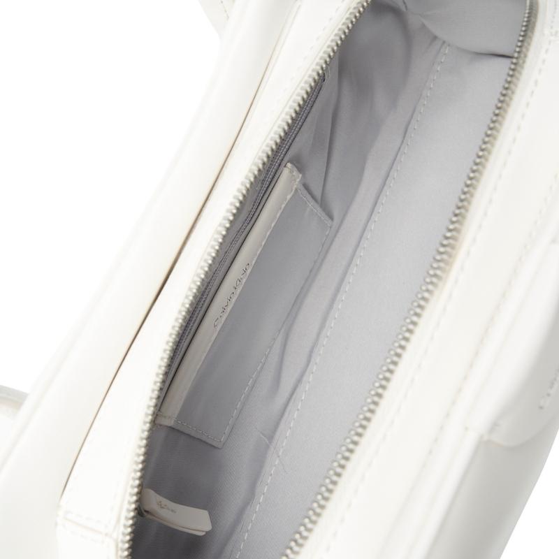 Calvin Klein Элегантный кулон для commuters Синтетический материал Сумка-тоут Сумка на плечо Средняя женская сумка Белый как луна 4F3369G-4LX