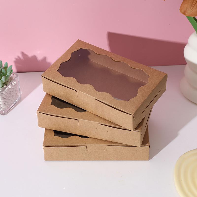 10 шт./уп. Картонная оберточная коробка Упаковка DIY Бумага для еды День матери Вечеринка по случаю дня рождения Подарочные коробки Коробки для упаковки конфет