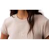 Calvin Klein Мягкая Дышащая Приталенная Футболка с Коротким Рукавом и Круглым Вырезом Женские Топы Серый 47AB802-230