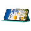 Чехол для Samsung Galaxy A16 5G/A16 4G из ПУ кожи с цветочным узором и отделениями для карт