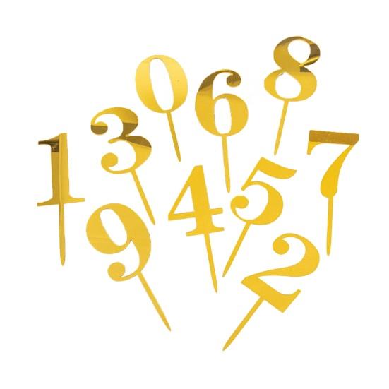 Numbers Birthday Cake Candle Holder Set Acrylic Cake Topper Reusable Party Cake Accessories for Birthdays Anniversaries Weddings