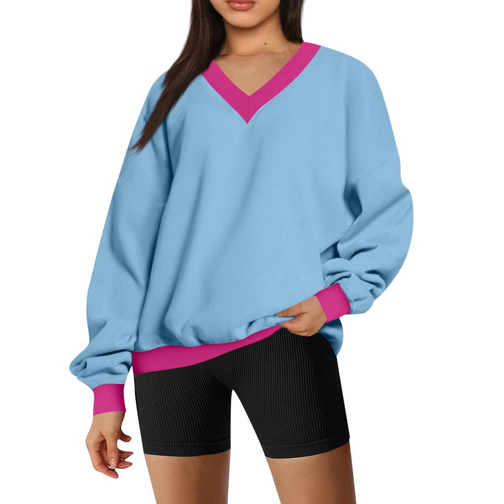 Women's Oversized Sweatshirts Casual Comfort Tops Fashion Long Sleeve Pullover Sweatshirt