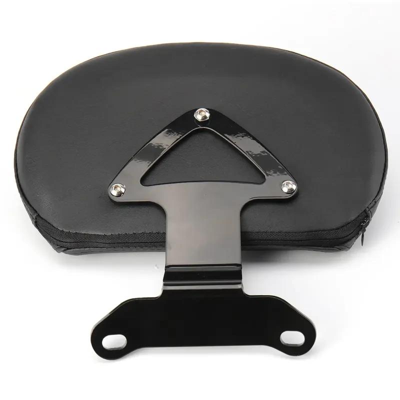Motorcycle Black Soft Driver Front Backrest Sissy bar For Harley Davidson Softail Breakout FLFBS FXBR FXBRS 2018-2024