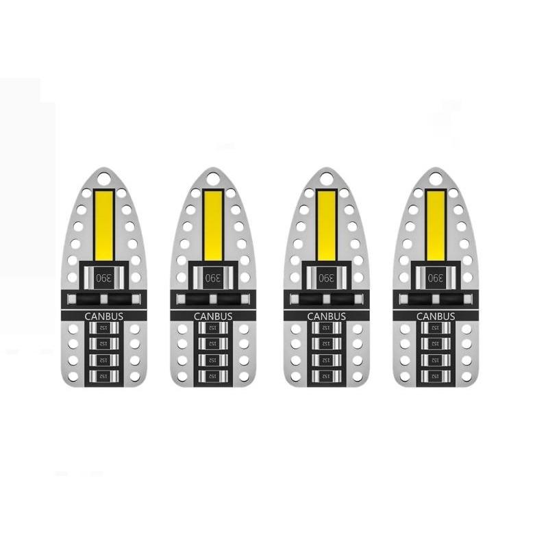 10/4 шт. W5W T10 светодиодные лампы Canbus 168 194, внутренние боковые фонари заднего хода, без ошибок, 6000K, супер яркий белый
