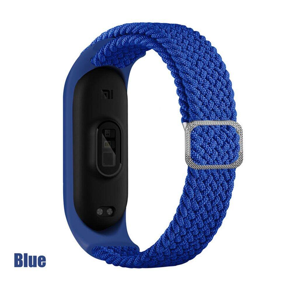 Strap for Mi Band 7 6 5 4 Elastic Adjustable Nylon Braided Miband6 Miband 5 Correa Wristband for Xiaomi Mi Band 4 3 5 6 Bracelet