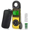 INFURIDER YF-881D Цифровой люксметр, Измеритель освещенности, Портативный, Одновременное измерение освещенности и температуры, Вращающийся на 270° измери