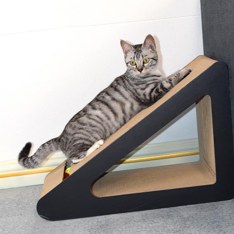 Cat Scratching Cardboard Pet Cat Scratcher Board Wear-Resistant Cat Scratch Pad Claw Grinding Posts Interactive Vertical Cat