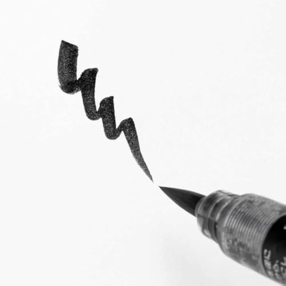 Кисть-перо Pentel Жидкие чернила для кисти-пера Pentel 10 флаконов XFP6L (10)
