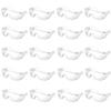 JUSTVEL Безопасные Рабочие Пылезащитные Защитные Очки Zero Vision Экспериментальный Набор из 20 Очков, Очков, Защитных Очков, [Для Стресса] Очки-накладки, (20 штук)