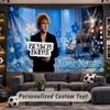 Wall Hanging Tapestry Custom NameBenson Boone Pattern Personalized Printed Fabric Wall Decor