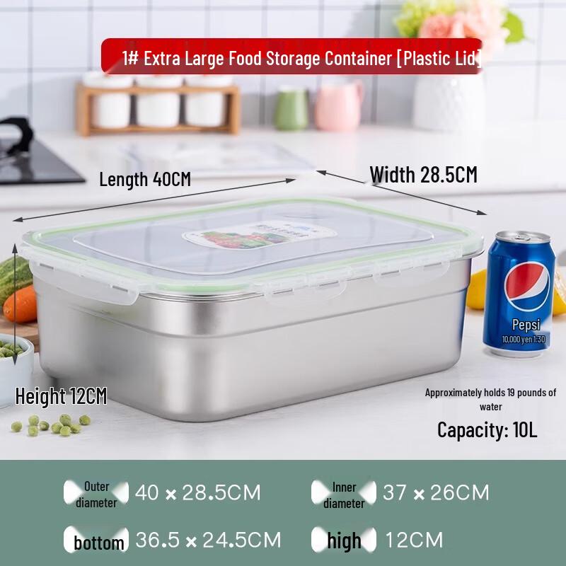 Контейнер для хранения продуктов из нержавеющей стали 1,2 л