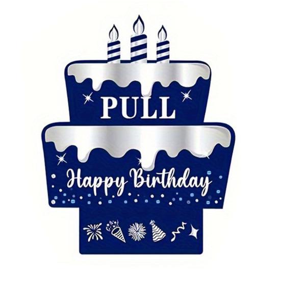 День рождения подарочный футляр для денег, сюрприз, взрывной денежный мешочек с тягой