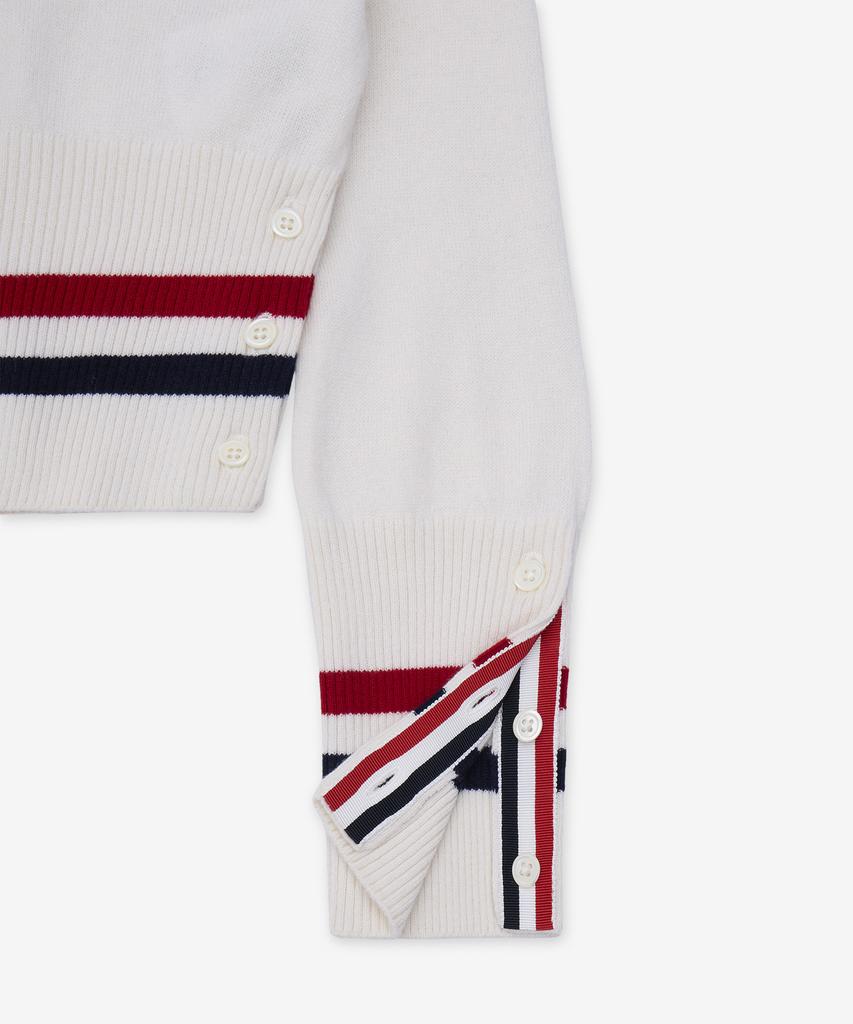 Tombeulaun 4-Bar Oxford Shirt - White / Mwl431Cf0313100